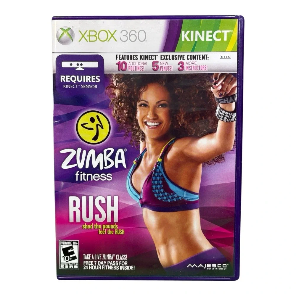 Zumba Fitness Rush - Microsoft Xbox 360 Rated Everyone